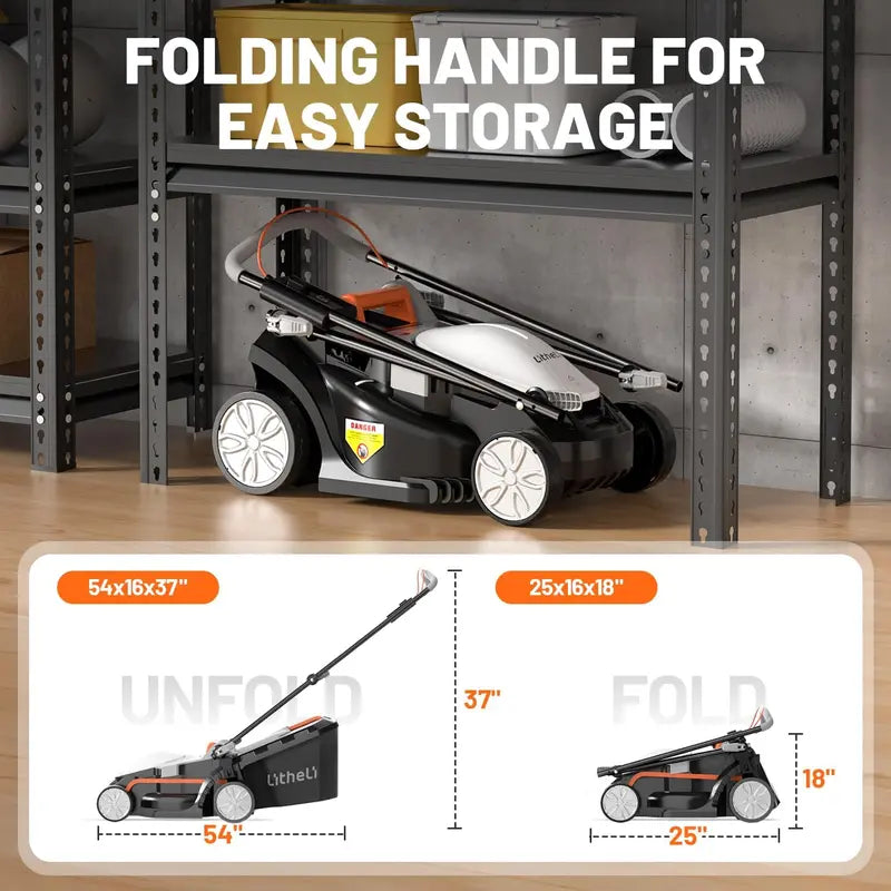 Litheli U20 Handy+ 20V 13″ Lightweight Cordless Mower — Garden-Ready