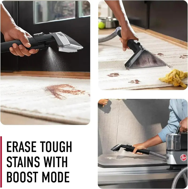 Hoover CleanSlate Plus Spot Cleaner – Portable Carpet & Upholstery Extractor with Strong Suction