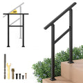 Space-Saving Adjustable Handrail for 0  Steps