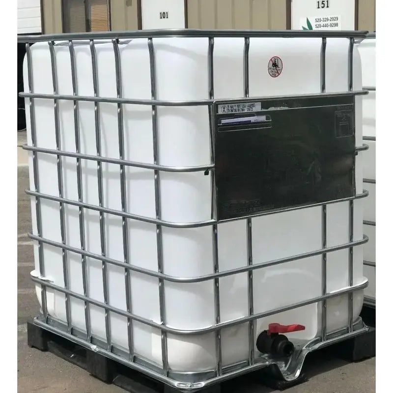 Food-Safe 330-Gallon IBC Container – Heavy-Duty Water Storage Solution