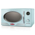 Retro Aqua 0.9 Cu. Ft. 800W Countertop Microwave Oven  Nostalgia