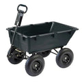 GOR866D Heavy-Duty Poly Dump Cart – 1,200-Lb Capacity, 40″ x 25″ Bed, 2-in-1 Convertible Handle