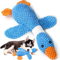 Goose Pineapple Plaid Plush Dog Toy for Small Dogs – Durable & Soft with Squeaker