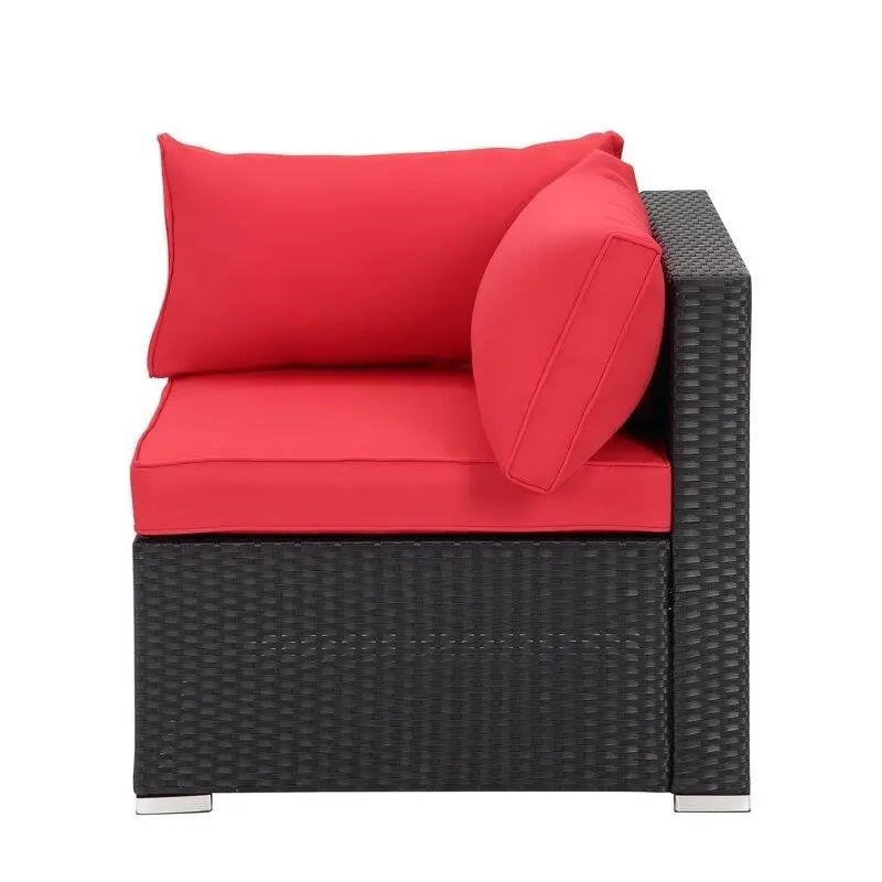 Moshannon 6-Person All-Weather Wicker Outdoor Seating Group – Includes Premium Cushions