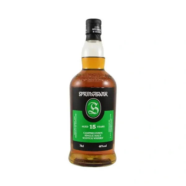 Springbank 15-Year-Old Campbeltown Single Malt Scotch Whisky  750ml Bottled Expression