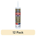 (12 Pack) GE Advanced Silicone Kitchen & Bath Sealant. Pack of 1. Clear 10.1 Fl Oz Cartridge