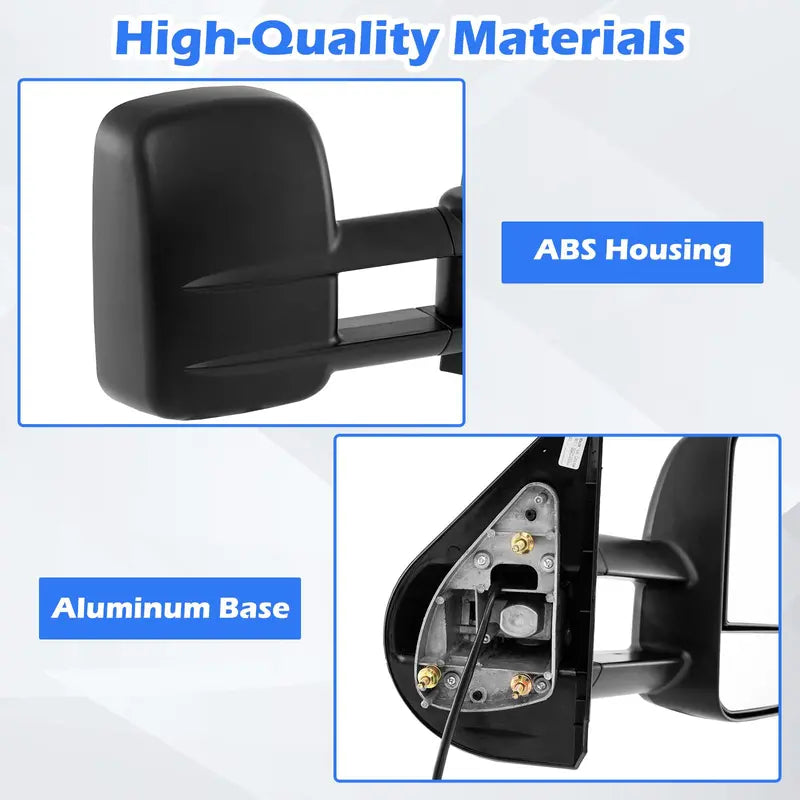 Heated Trailer Mirrors for 2003–2006 Chevrolet Silverado & GMC Sierra Trucks