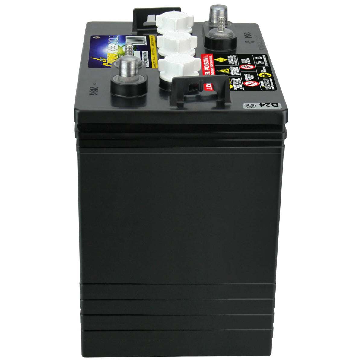 Crown Battery BCI Group GC2 6V 240AH Deep Cycle Golf Cart and Scrubber Battery X6