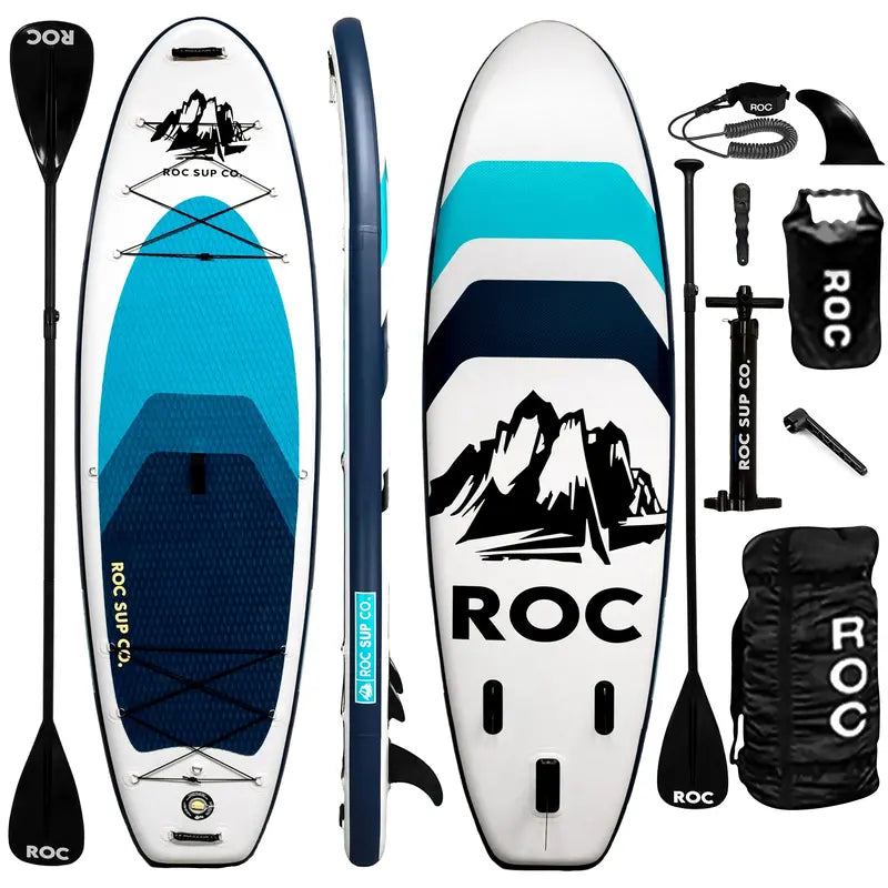 Roc 10'6″ Inflatable Stand-Up Paddle Board – Stable, Lightweight SUP for All Skill Levels
