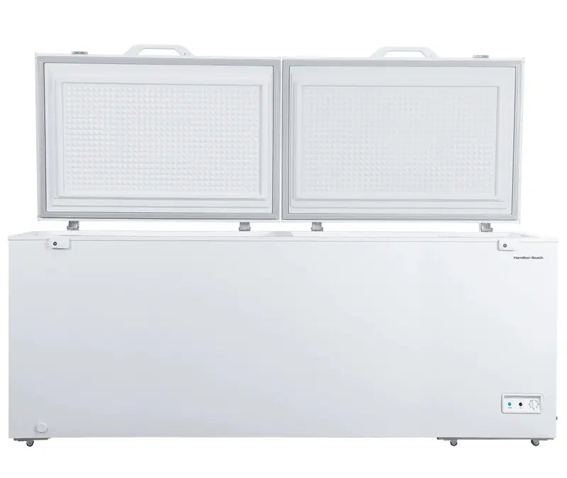 Hamilton Beach 21 Cu. Ft. Double-Door Chest Freezer – Energy-Efficient White Unit (HZ9212)