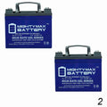 Mighty Max 12V 35Ah Gel Battery – Replacement for Invacare Pronto M50/M51/M61/M71 – 2-Pack