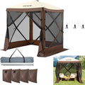 VEVOR 12x12ft Pop-Up Gazebo with Mosquito Netting & Adjustable Wind Panels