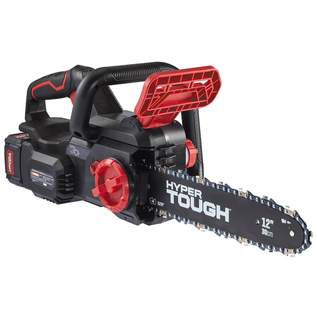 Hyper Tough 20V 4.0ah Battery Powered 12in Brushless Chainsaw, HT22 - 401 - 03 - 03