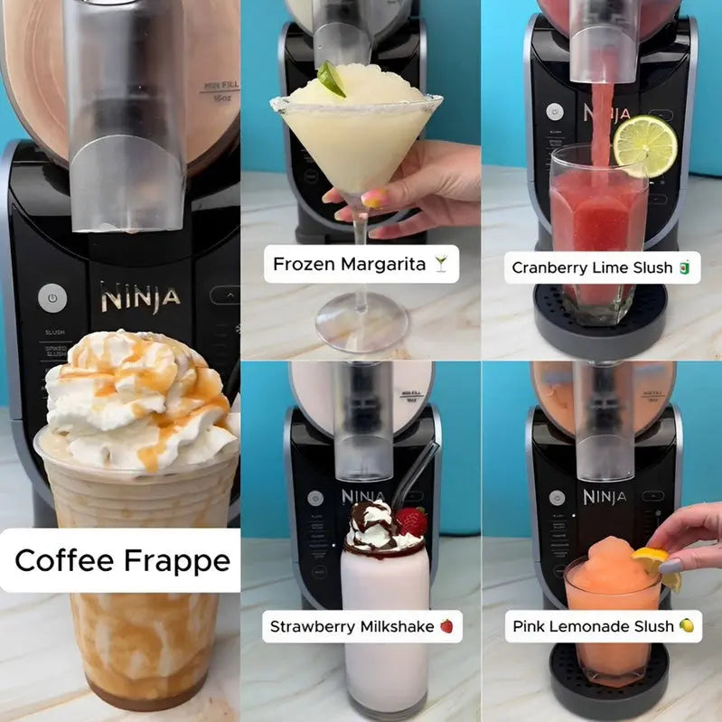 Ninja SLUSHi™ Pro Frozen Drink System – Commercial-Style Performance, Intuitive Controls, Stylish Black Build