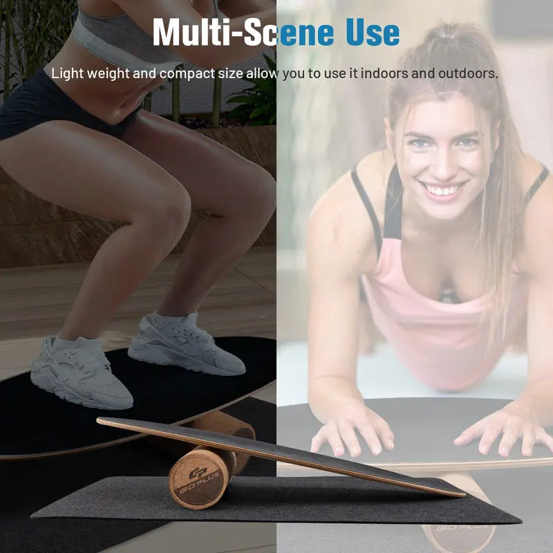 High-Capacity Balance Board – 500 LB Trainer for Core Stability, Coordination, and Skateboard Skills