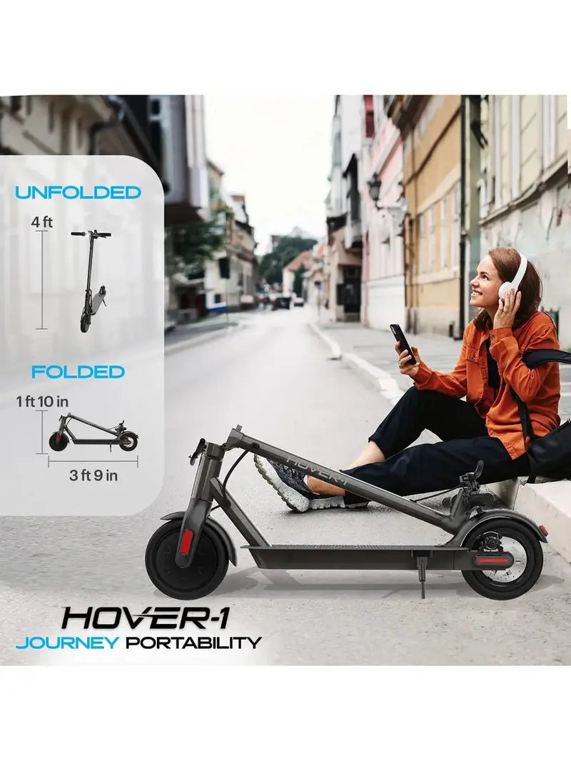 Hover-1 Journey Electric Scooter – 14 MPH Top Speed, 16-Mile Range, LCD Display, Safety Certified