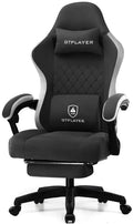 GTPLAYER Gaming Chair – Ergonomic, Breathable Fabric, Adjustable Armrests, Easy Assembly, Office & Home Use