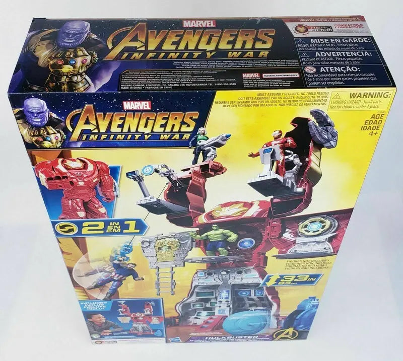 Hasbro Marvel Avengers Hulkbuster Ultimate Action Figure Playset – Includes Tower Base & Roto-Blade Launcher
