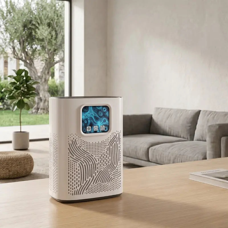 Large-Capacity Air Purifier – Covers 2400 Sq Ft, HEPA + Dual-Cycle Filtration