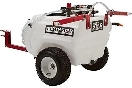 NorthStar 21-Gallon Tow-Behind Sprayer – 12V, 2.2 GPM, Dual Boom & Spot Application