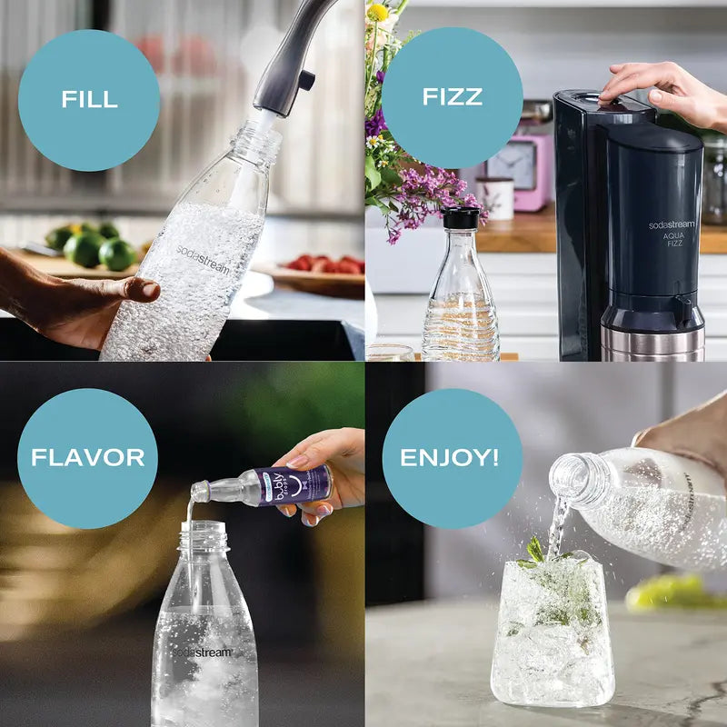 SodaStream Aqua Fizz Sparkling Water Maker for Homemade Carbonated Drinks