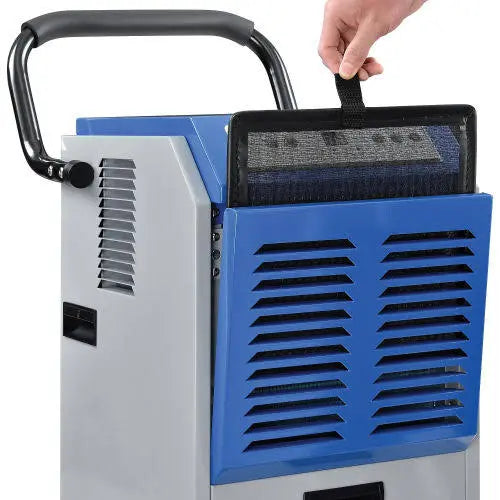 Heavy-Duty Commercial Dehumidifier – Industrial Portable Unit, 110 Pints/Day Capacity