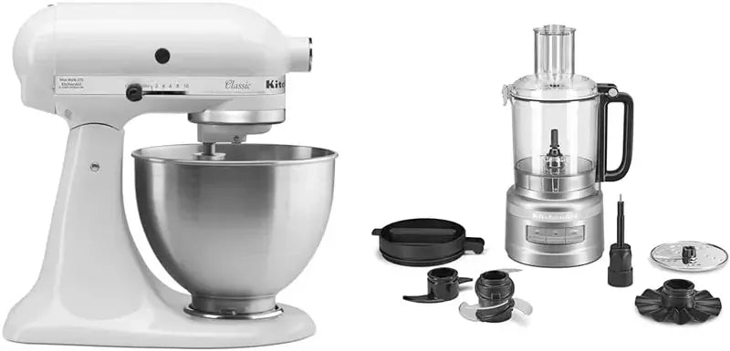 KitchenAid K45SS Classic 4.5-Quart Tilt-Head Stand Mixer in Onyx Black
