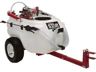 NorthStar 21-Gallon Tow-Behind Sprayer – 12V, 2.2 GPM, Dual Boom & Spot Application