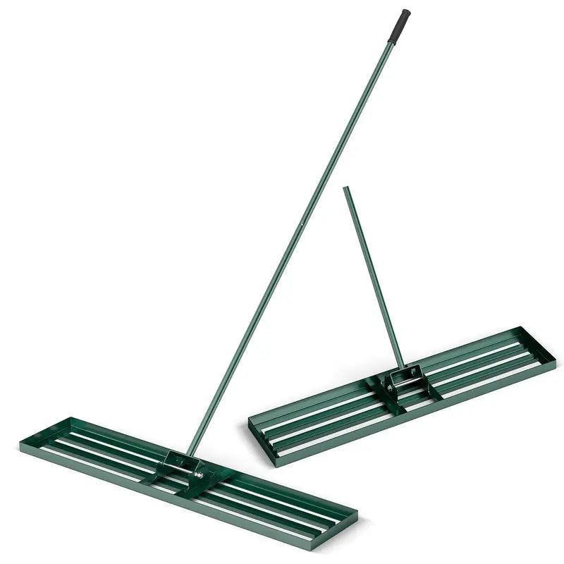 Heavy-Duty Lawn Leveling Rake – 46-Inch Wide Ergonomic Tool for Grading Soil and Preparing Seed Beds