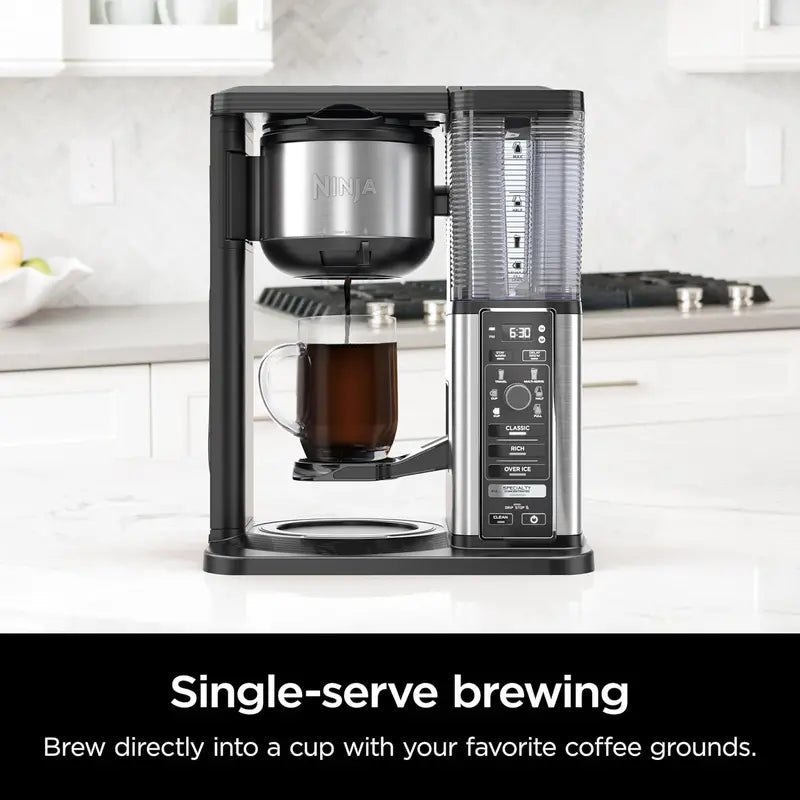 Ninja CM371 Hot & Iced XL Coffee Maker – Rapid Cold Brew, 8 Sizes, 12-Cup Carafe