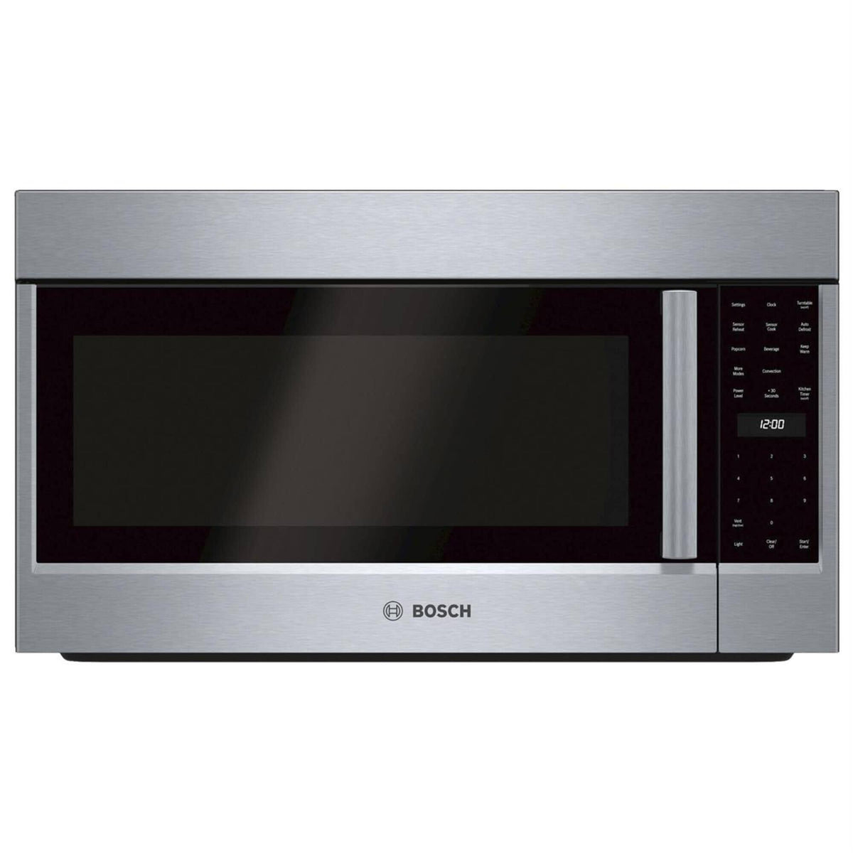 Bosch - 800 Series 1.8 Cu. ft. Convection Over-The-Range Microwave - Stainless Steel