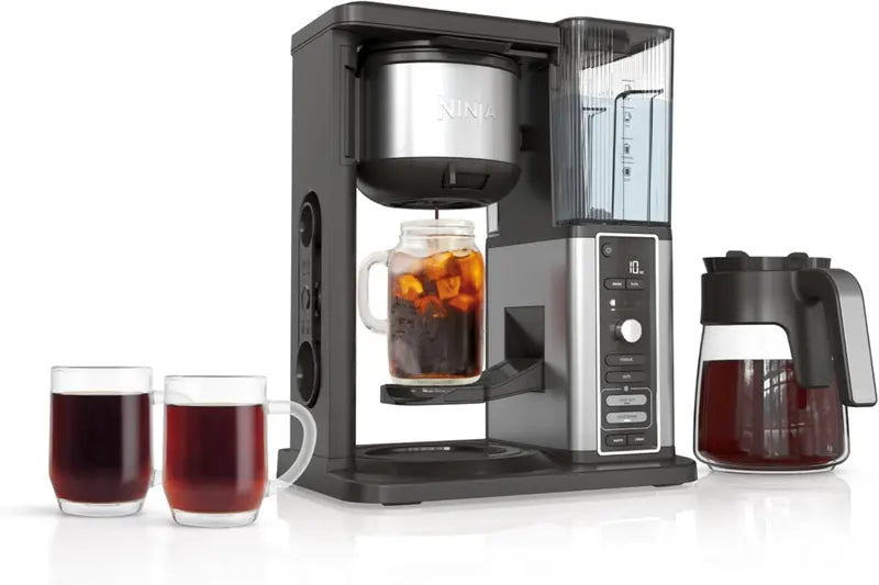 Ninja CM371 Hot & Iced XL Coffee Maker – Rapid Cold Brew, 8 Sizes, 12-Cup Carafe