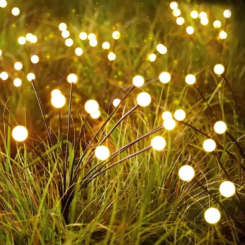GlowWave Solar-Powered Swinging Garden Lights – Motion-Activated, Stake-Mounted Outdoor Ambience
