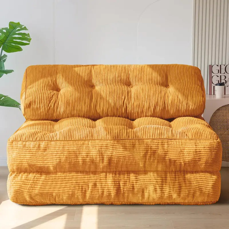 MAXYOYO Foldable Sofa Bed – Convertible Sleeper Chair with Integrated Pillow and Mattress