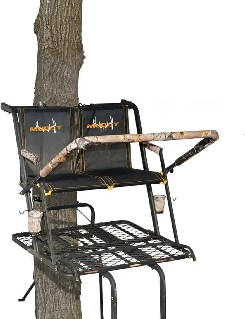 Muddy Nexus XTL 20-Foot Two-Person Ladder Tree Stand – 500 lb Capacity