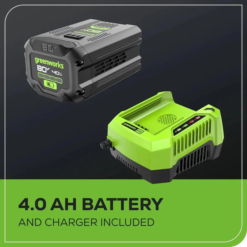 Greenworks 80V Cordless Brushless 21-Inch Lawn Mower – Zero Emissions, High Torque Performance