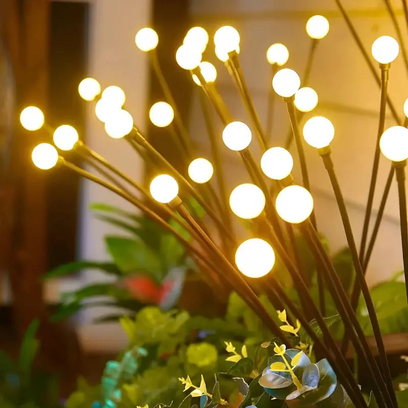 GlowWave Solar-Powered Swinging Garden Lights – Motion-Activated, Stake-Mounted Outdoor Ambience