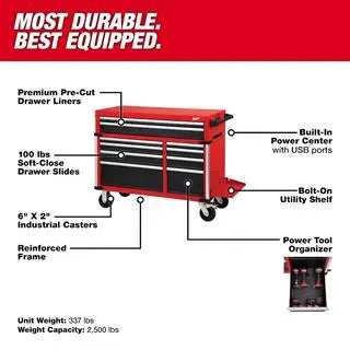 MW 46-Inch High-Capacity 18-Drawer Tool Chest and Cabinet Combo (Model 48-22-8546)