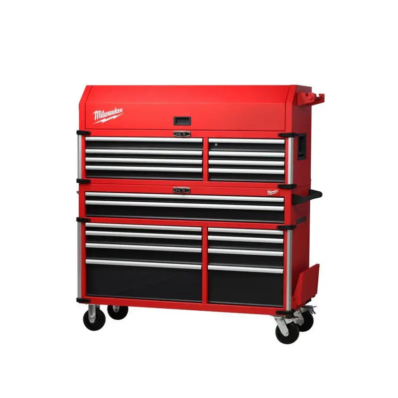 Industrial-Style 56-Inch 18-Drawer Tool Chest and Cabinet Combo – High-Capacity Rolling Storage System