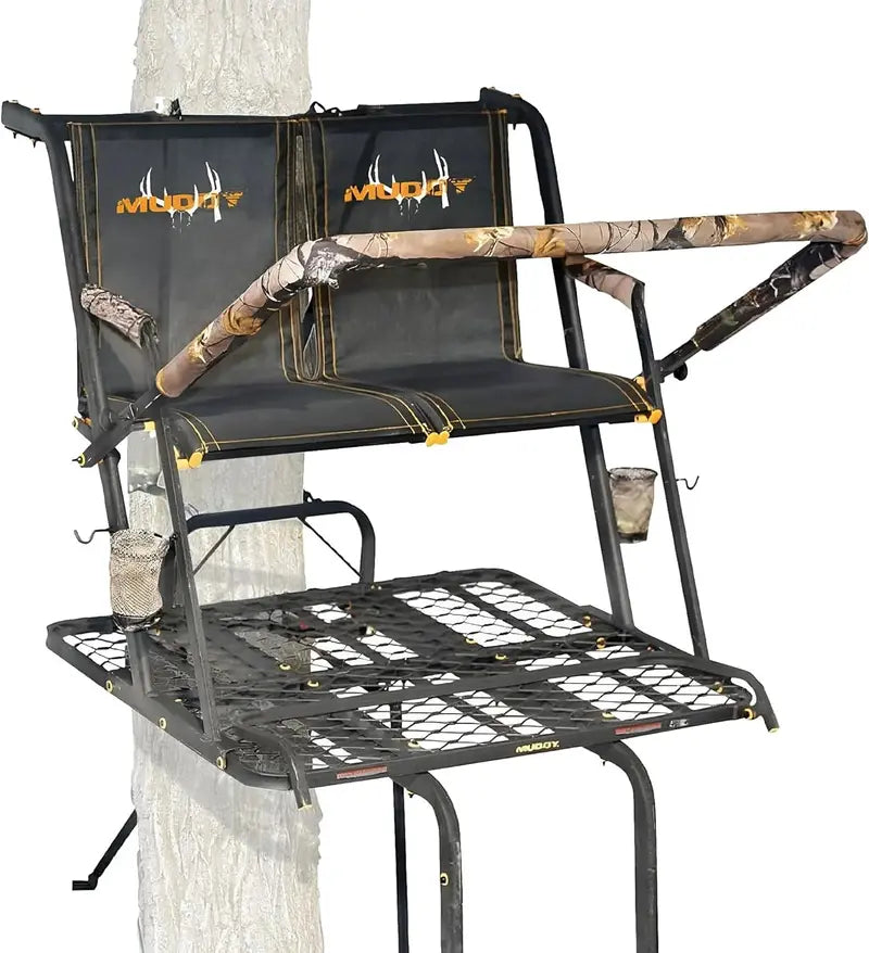 Muddy Nexus XTL 20-Foot Two-Person Ladder Tree Stand – 500 lb Capacity