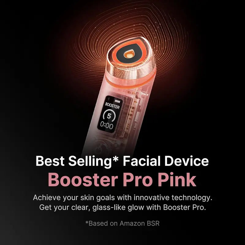medicube Booster Pro Glow Massager – 6-in-1 Glass Facial Device for Radiant Skin