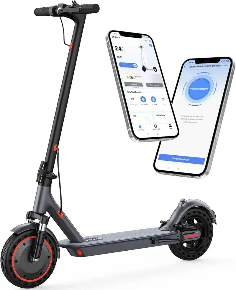 High-Performance Electric Scooter – 350W/500W Motor, 8.5″/10″ Solid Tires, 19–22 MPH Top Speed