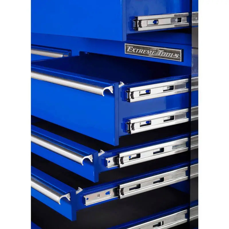 Extreme Tools THD552112RCBL Roller Cabinet – 55″ Blue 12-Drawer Professional Tool Chest
