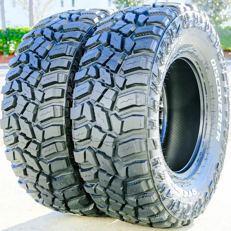 Four Cooper STT Pro LT 275/70R18 E-Rated Mud-Terrain Tires – Aggressive Tread Design