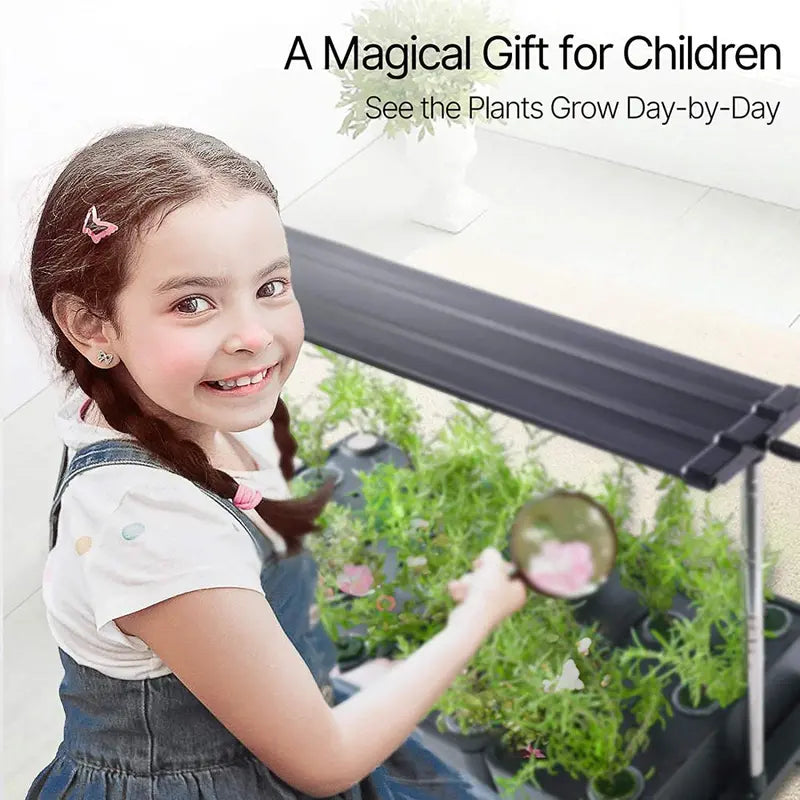 iDOO Hydroponics Growing System – Indoor Herb Garden Planter with 20 Pods & 34W LED Lights