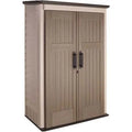 Weather-Resistant Outdoor Storage Shed – 52 Cu. Ft., Lockable Double Doors, UV-Protected