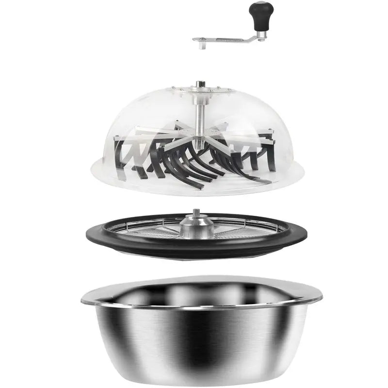 iPower 19″ Leaf Bowl Trimmer with Sharp Stainless Steel Blades for Wet & Dry Cutting