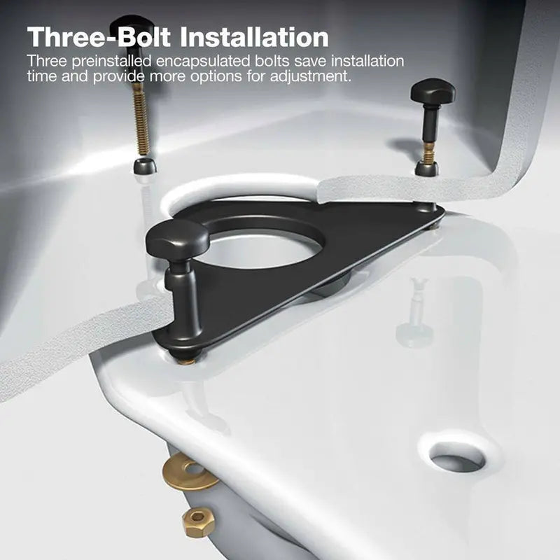 KOHLER Highline Arc Elongated Toilet – Extra-Tall 2-Piece Design, 1.28 GPF Single Flush, Includes Soft-Close Seat (Model 78305-0)
