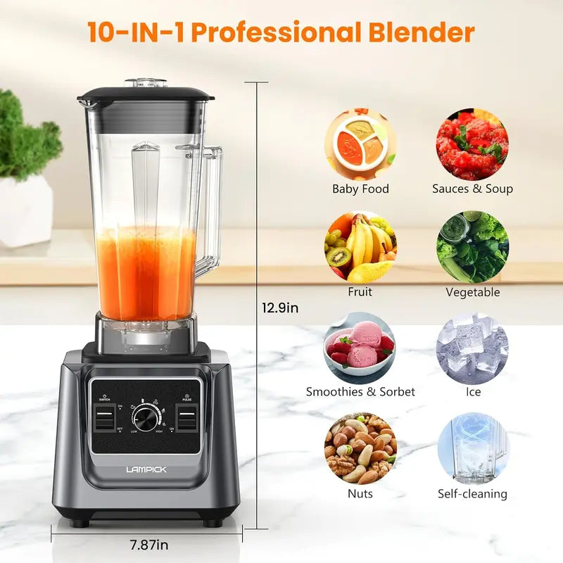 KitchenAid Professional Blender – 2000W Countertop System with 68oz Jar and 27oz Travel Cup