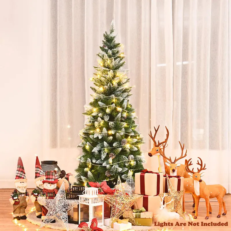 Slender Pencil-Style Artificial Christmas Tree  Available in 5ft, 6ft, and 7.5ft Heights